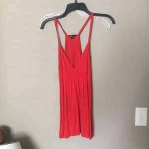 Forever 21 Red Racerback Tank Size Small